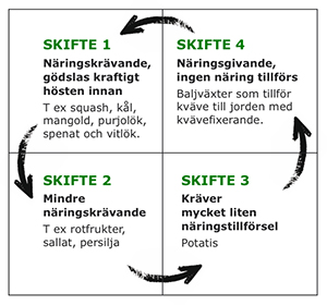 Illustration över växelbruk.
